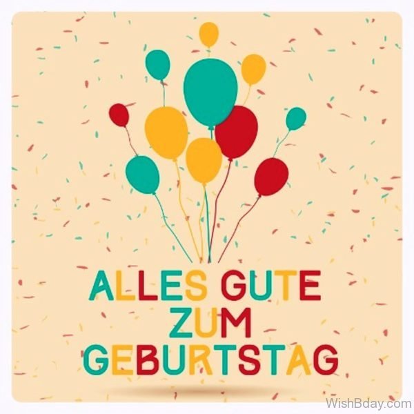 Alles Gute Zum Geburtstag Happy Birthday Picture