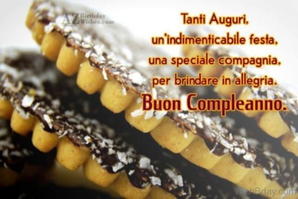 Birthday Wishes In Italian Language