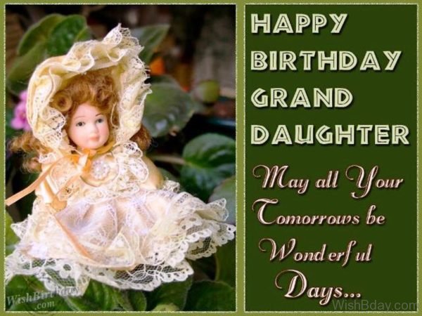 Birthday Wishes for Granddaughter From Grandparents