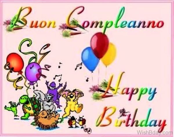 Buon Compleanno Happy Birthday Image