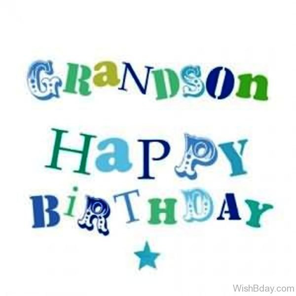 Grandson Happy Birthday