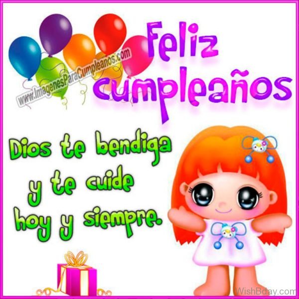 Happy Birthday Dear In Spanish