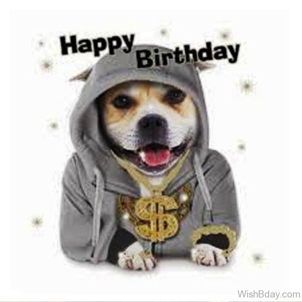 Happy Birthday Image With Dog