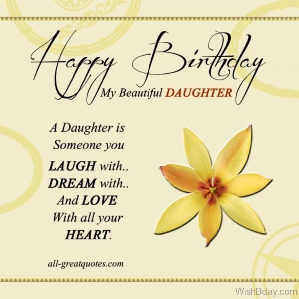 Happy Birthday My Beautiful Daughter