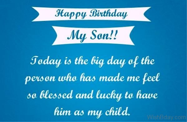 Happy Birthday My Son