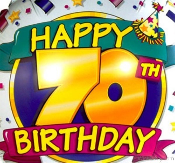 Happy Birthday Seventy Years Old Image 2