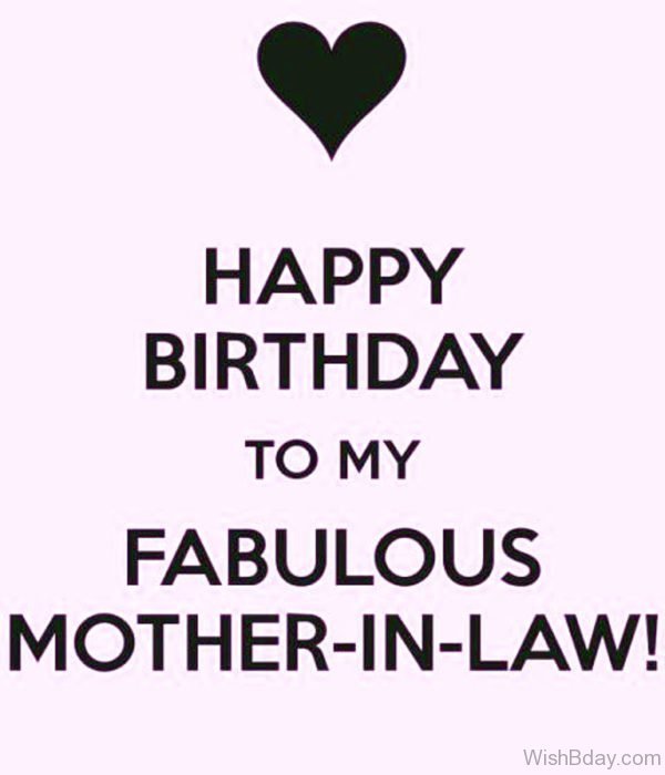 Happy Birthday To My Fabulous Mother In Law