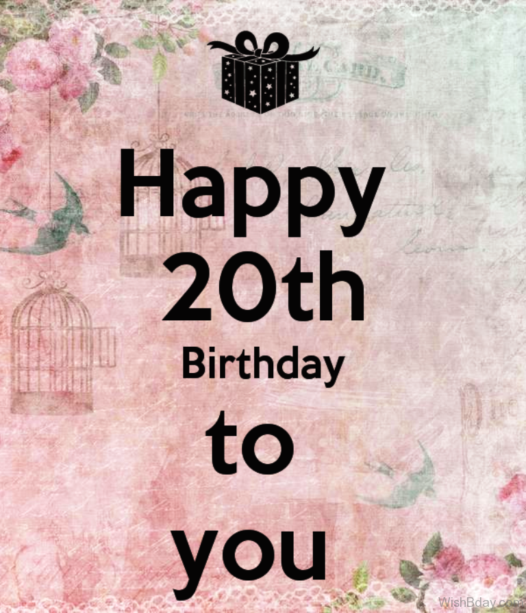 40 20th Birthday Wishes.