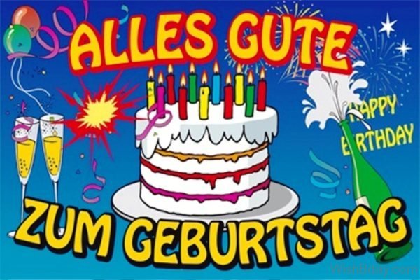 Happy Birthday Wishes In German