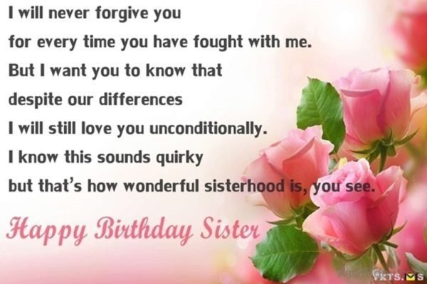 I Will Never Forgive You For Every Time You Have Fought With me