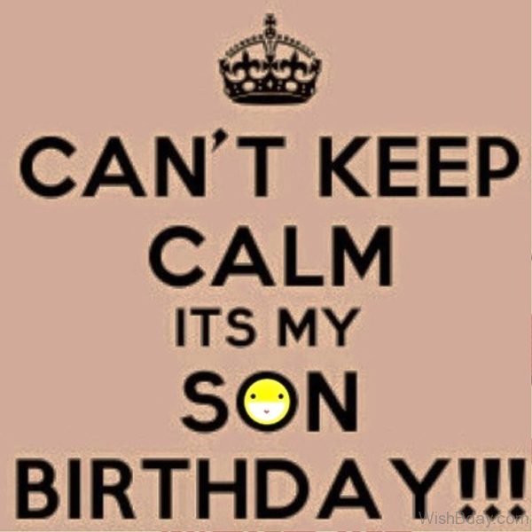 Its My Birthday Son