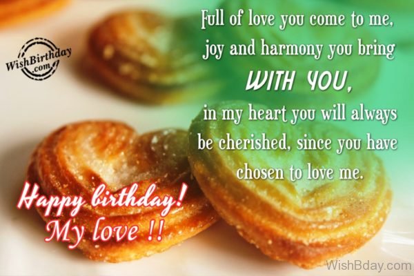 Joy And Harmony You Bring With You – Happy Birthday