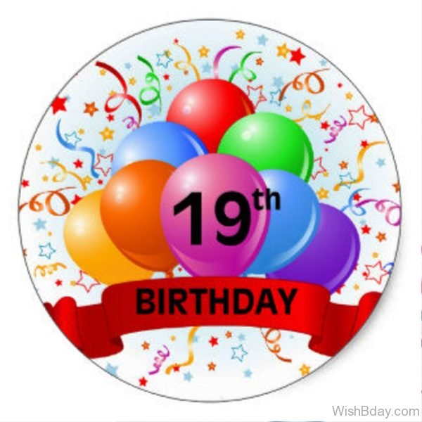 Nineteenth Happy Birthday Wishes