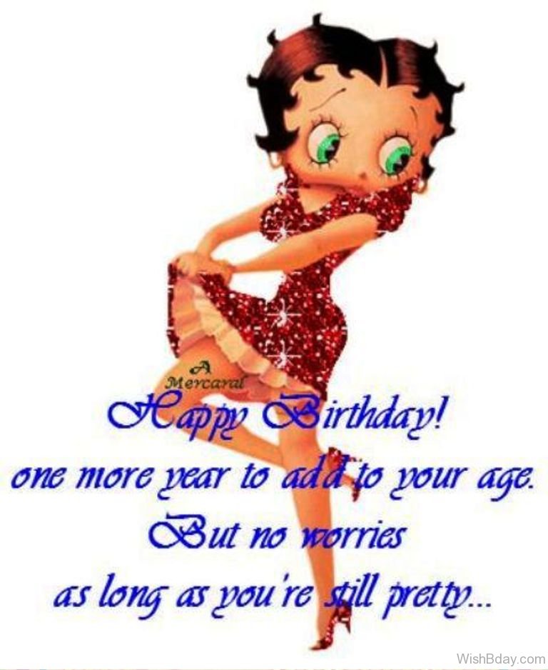 32 Birthday Wishes Betty Boop.