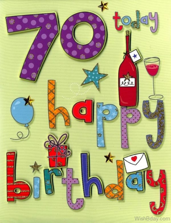 Seventy Happy Birthday 1