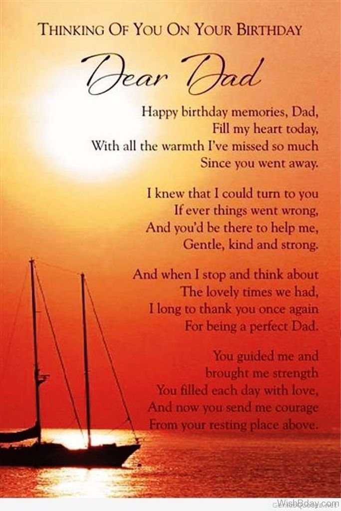 11 Birthday Wishes For Dad In Heaven