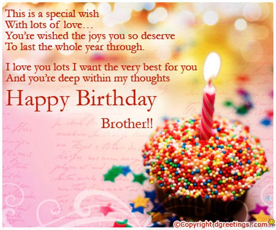 41 Birthday Wishes For Brother