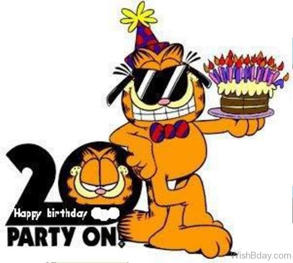 Twenty Party On Happy Birthday