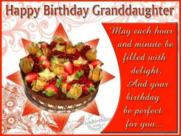 Wishing Happy Birthday To A Lovely Granddaughter