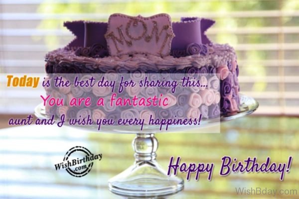 You Are A Fantastic Aunt – Happy Birthday