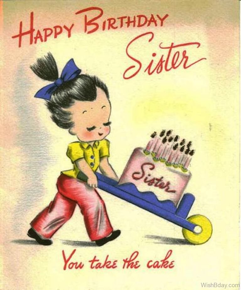 Sister s birthday. Открытка Happy Birthday. Happy Birthday sister. Happy Birthday сестра. Открытка Happy Birthday sister.