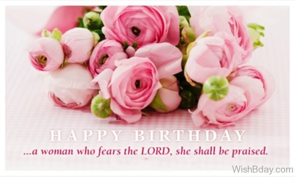 Happy Birthday A Woman Who Fears The Lord