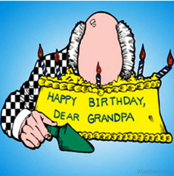 Happy Birthday Dear Grandpa Image
