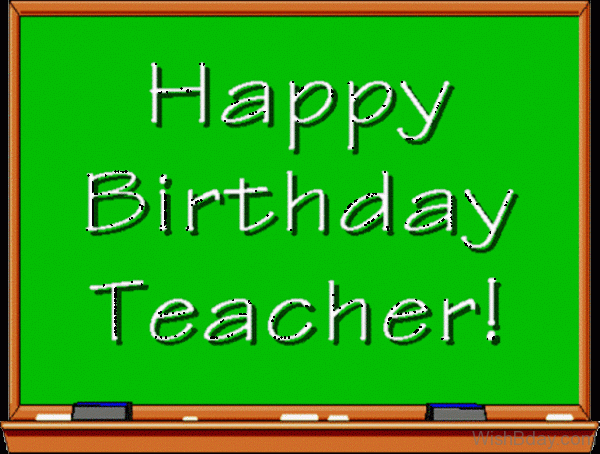 Happy Birthday Teacher