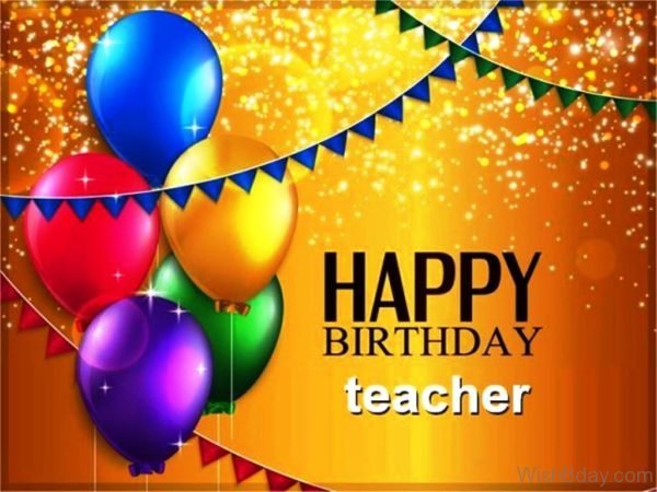 Happy Birthday Teacher Image