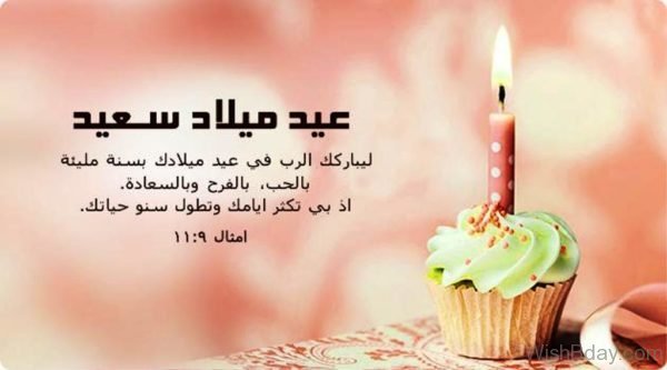 Happy Birthday Wishes With Cup Cake