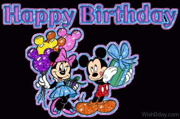 Happy Birthday With Micky And Minnie