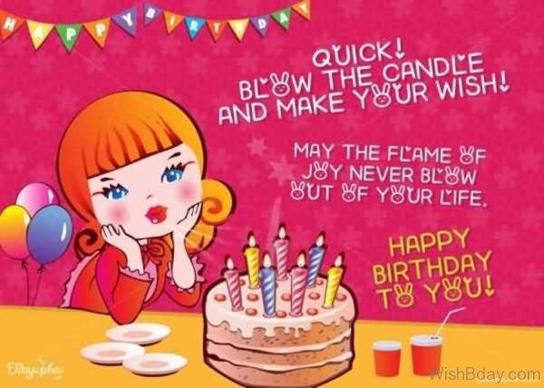 Quick Blow The Candles
