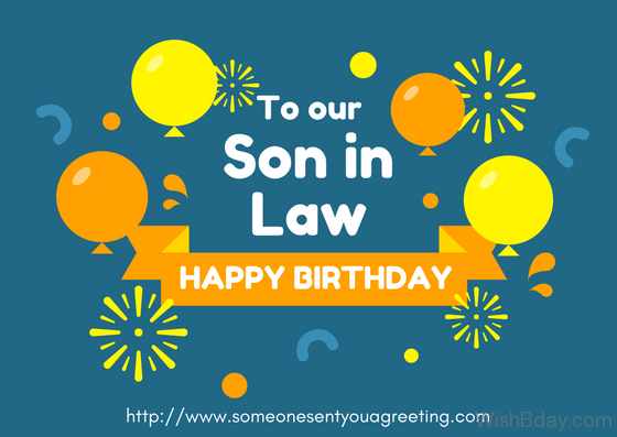 Birthday Wishes for Son in Law 1