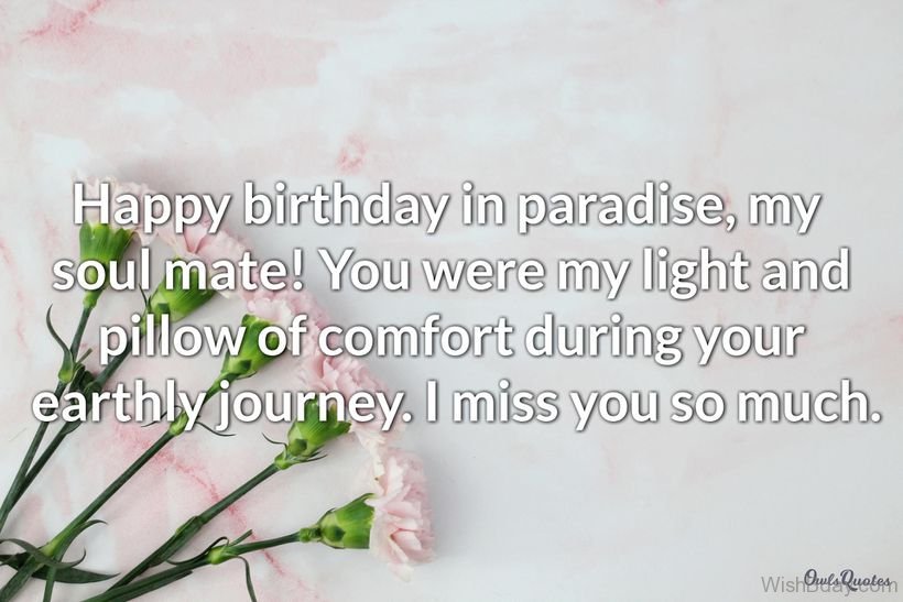 Birthday wishes for wife in heaven2