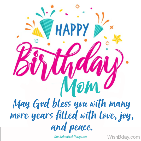 Birthday Blessings for mom