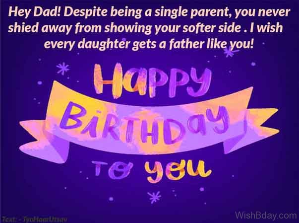 Daughter to Dad Birthday