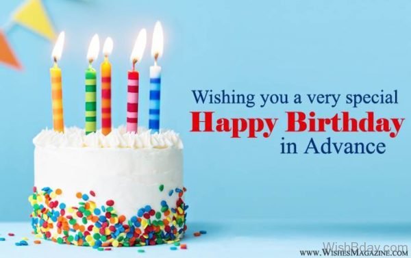 Advance Birthday Wishes Messages